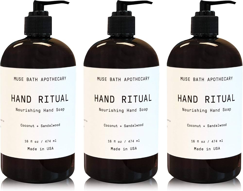 Muse Bath Apothecary Hand Ritual - Aromatic and Nourishing Hand Soap, Infused with Natural Aromat... | Amazon (US)