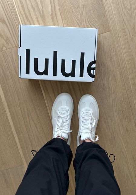 The new lululemon casual sneakers! I’m between a 7.5/8 and these are a 7.5 and fit so well 