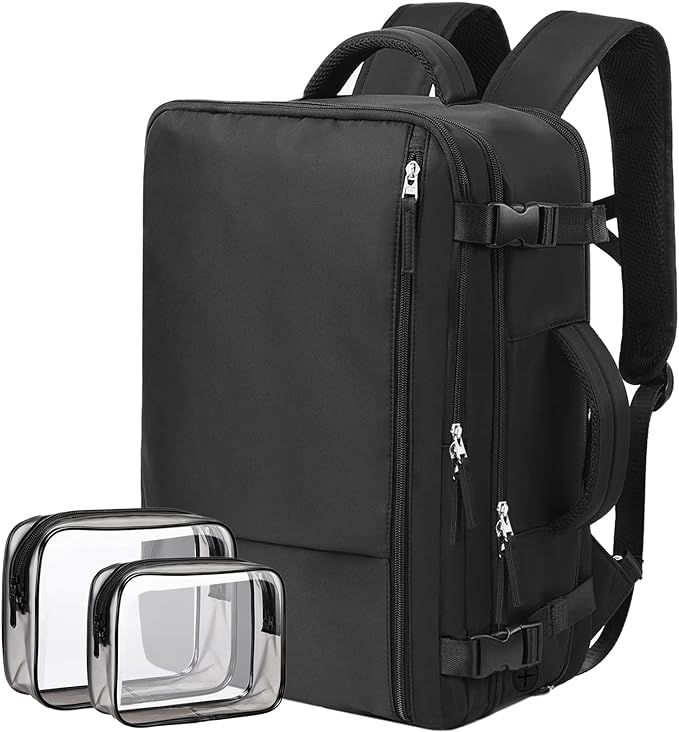 Hanples Extra Large Travel Backpack for Women as Person Item Flight Approved, 40L Carry On Backpa... | Amazon (US)