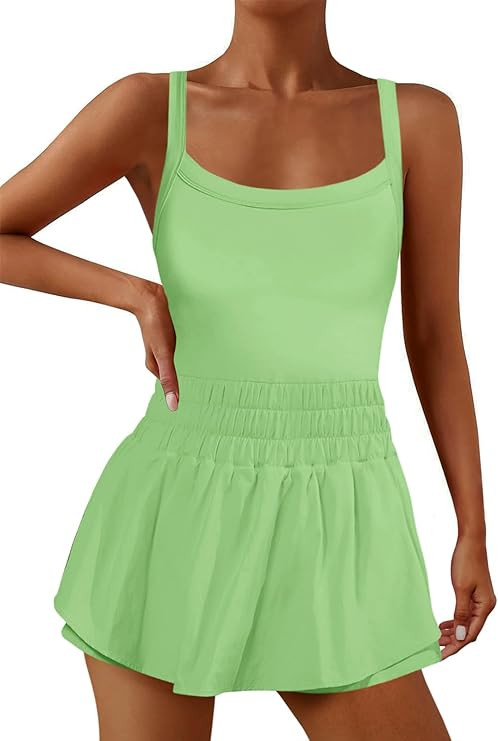 SENSERISE Womens Athletic Dress Workout Romper Sets Tennis Dresses Running Onesie One Piece Short... | Amazon (US)
