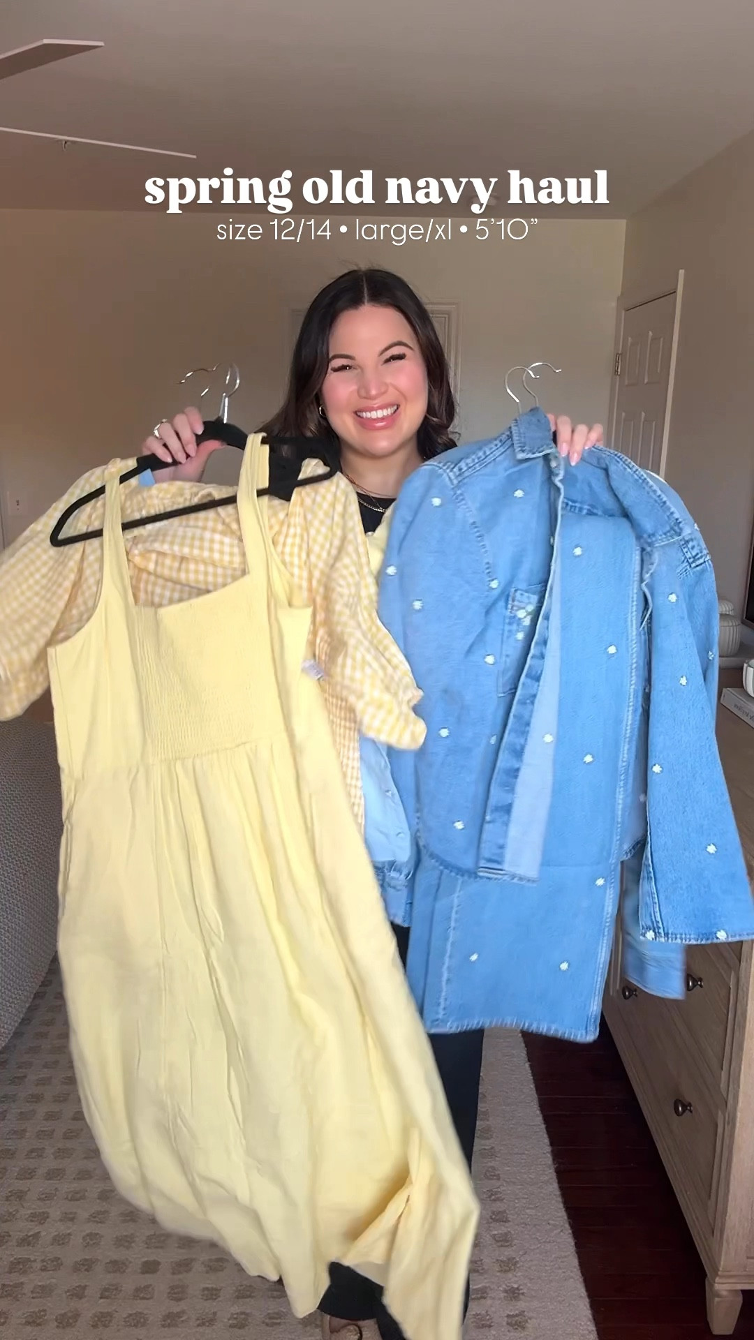 Midsize old navy haul as a size 12/14 or large/xl. Ooop we have some misses today 😩 I’m the saddest about the jeans! They both are SO cute! But in all fairness it has been a while since I’ve tried denim from ON + I really did not know what size to get. So should I do a part two?! 

All tops, dress, skirt/skort, + blue flowy pants are in a size large tall 
Both jeans are in a size 12 tall (definitely need a 14) 
Shoes - 9.5

Old navy haul, old navy, old navy spring, spring dresses, spring dress, Easter outfit, Easter style, midsize, midsize style, midsize haul, tall woman fashion, tall women fashion, tall jeans, long jeans 

#LTKMidsize #LTKSeasonal #LTKWatchNow