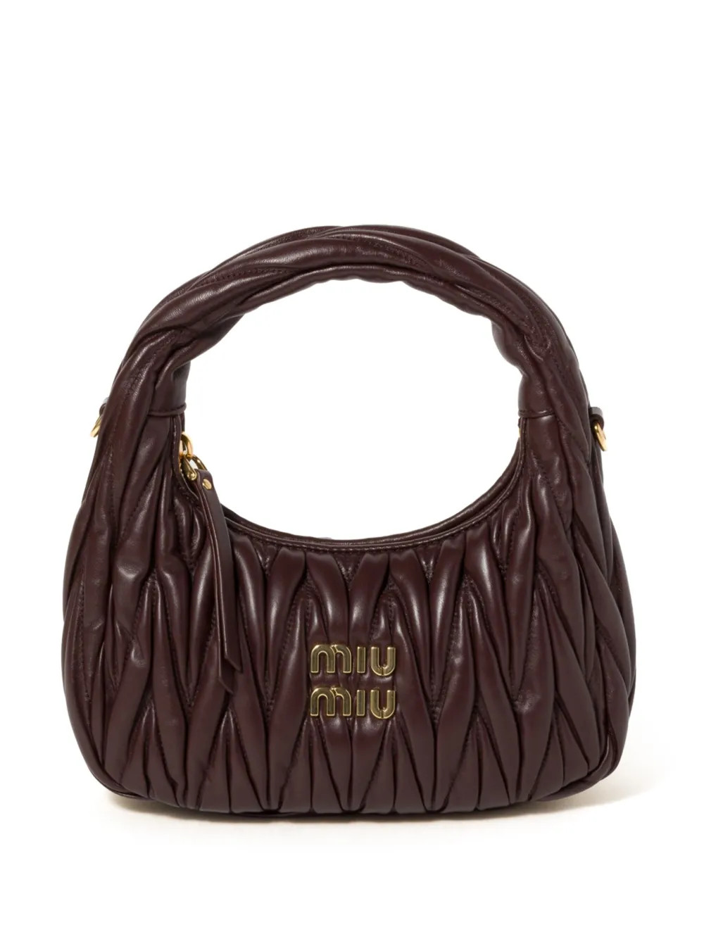 Miu Miu Wander Tote Bag | Brown | FARFETCH AU | Farfetch Global