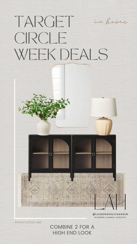 These cabinets are on sale for $133 a piece! Pair together for a high end sideboard look! These other target finds are on sale for circle week!

#LTKSaleAlert #LTKHome #LTKFindsUnder100
