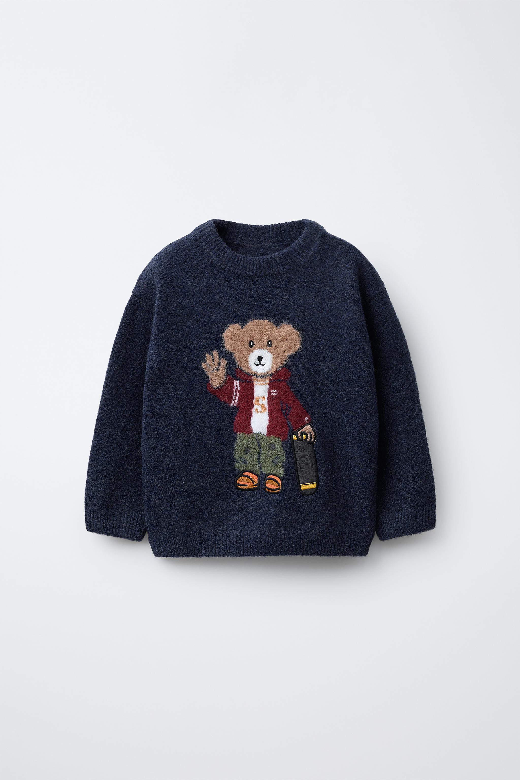 SKATE BEAR KNIT SWEATER | Zara US