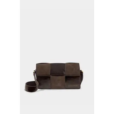 Katie Loxton Taya Crossbody Bag in Black /Black Suedette at Nordstrom | Nordstrom