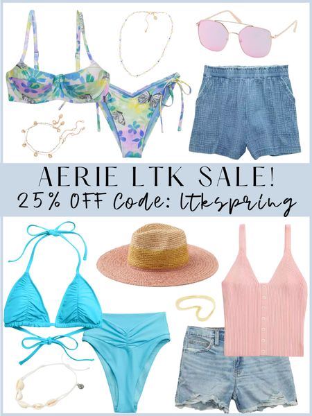 Aerie LTK SALE! 25% OFF, vacation outfits, swimsuits, bikinis, spring break

#LTKunder50 #LTKsalealert #LTKSale