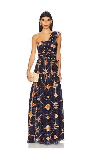 Valeria One Shoulder Gown in Orion | Revolve Clothing (Global)