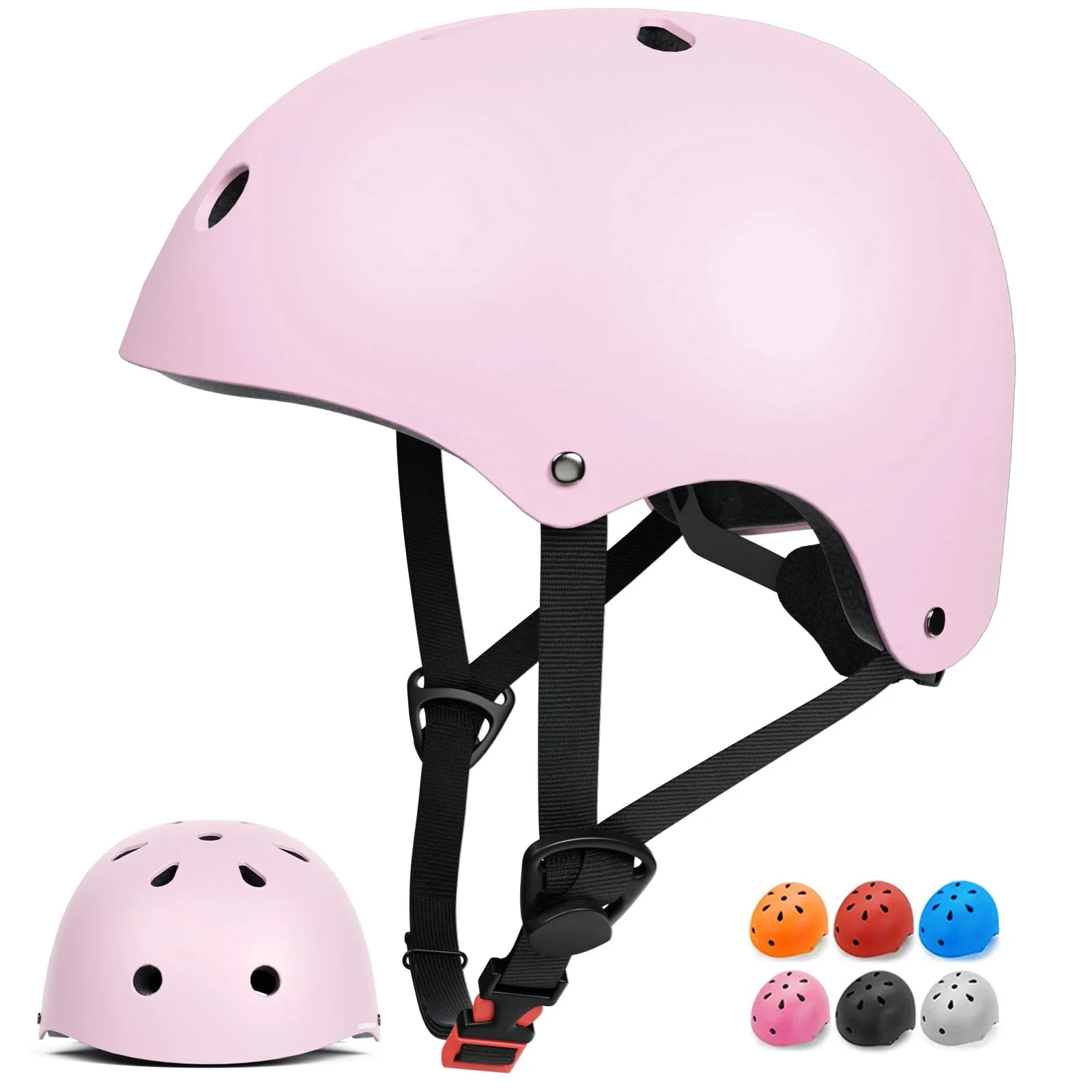 Kids Helmet, Toddler Adjustable Kids Ages 3-8 Years Old Boys Girls Multi-Sports Safety M Pink - W... | Walmart (US)