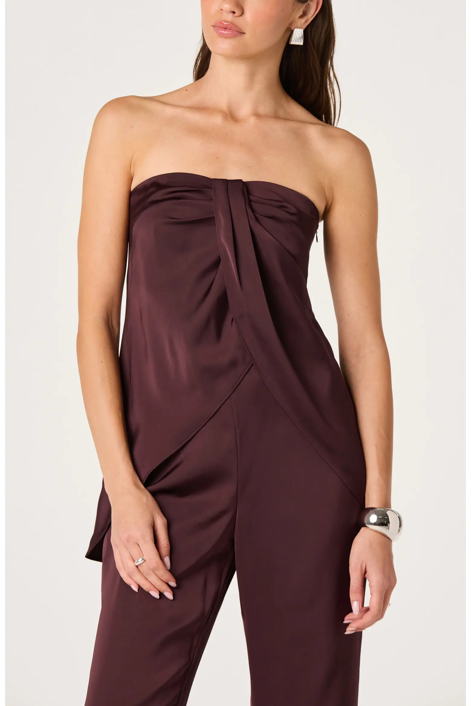 ASTR the Label Keona Strapless Twisted Front Top (Women) | Nordstrom | Nordstrom