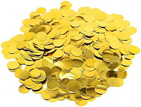 Gold Foil Confetti,Round Dots Glitter Table Confetti,Sparkling for Party Decorations(1.76 OZ) | Amazon (US)