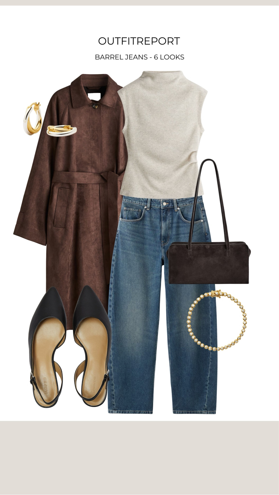 Autumn outfit in barrel jeans and faux suede brown coat 

#LTKautumn #LTKeurope #LTKwinter