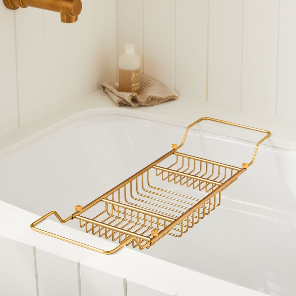 Eldred Bath Caddy, Dark Bronze | West Elm (US)