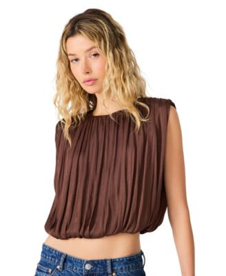 Steve Madden Women's Milana Top - Black | Macy's