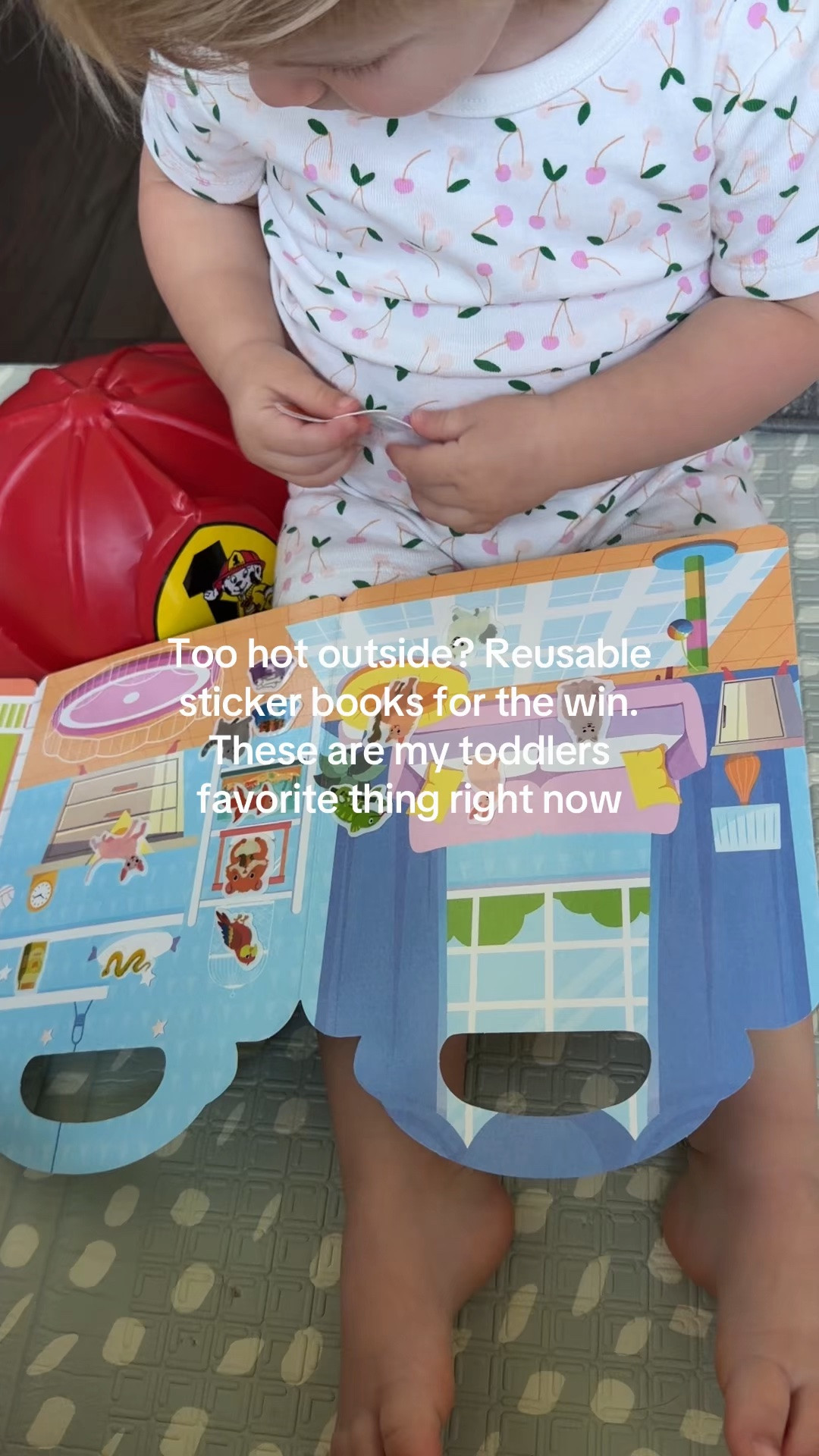 Summer toddler inside activity