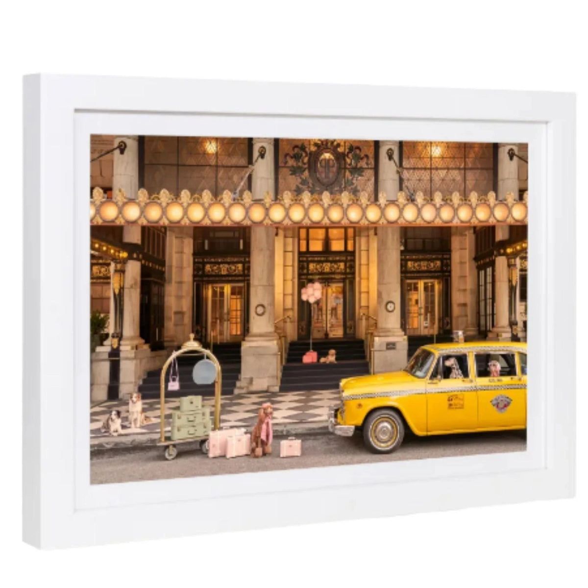 Welcome to The Plaza Hotel Mini Framed Print by Gray Malin | The Well Appointed House, LLC