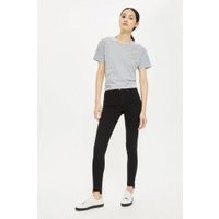 Womens Black Stepped Hem Jamie Jeans - Black, Black | Topshop UK