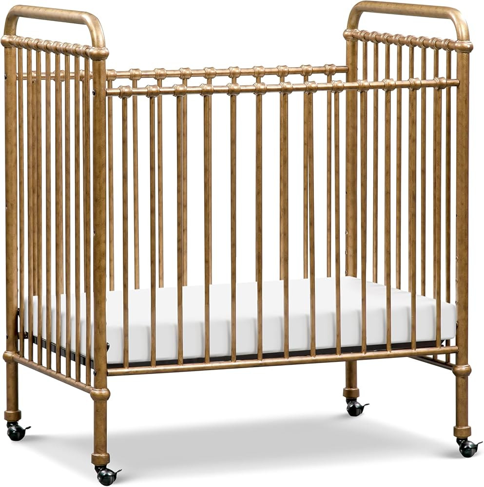 NAMESAKE Abigail 3-in-1 Portable Baby Crib with Wheels - GREENGUARD Gold Certified Convertible Cr... | Amazon (US)
