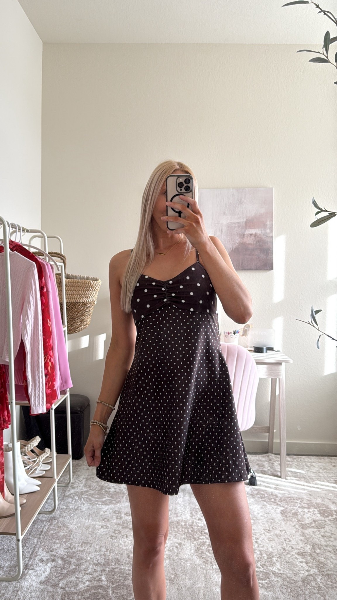 Abercrombie activewear dress for Summer! ☀️

Polka dot mini dress - I sized up to a small. Has built in shorts and you can easily pull the shorts down to go to the bathroom!

brown polka dot activewear dress, Abercrombie dresses, Abercrombie activewear, polka dot outfit, summer dresses, tennis dress, Abercrombie sale

#LTKdayinmylife #LTKootd #LTKfitnessgoals