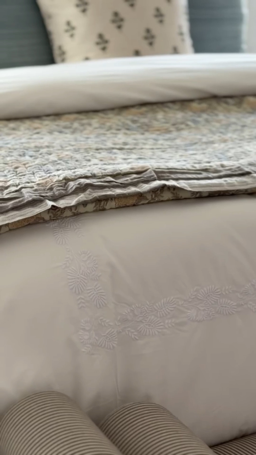 I’m here for all the soft textures and details of our new bedding! This embroidery is absolutely stunning! 25% off all of it right now! 

#LTKSaleAlert #LTKHome