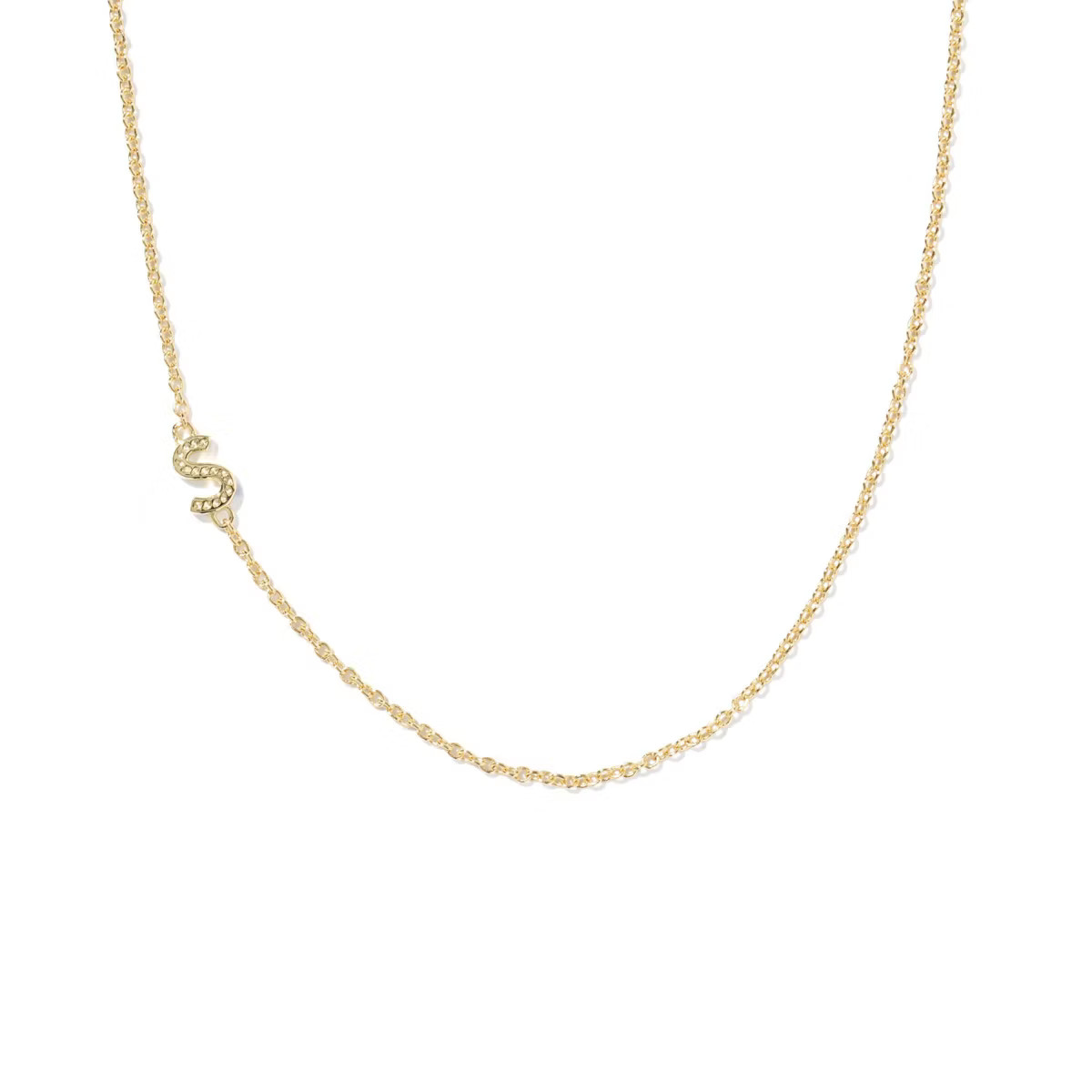Kendra Scott 14K Gold Over Brass Mini Initial Pendant Necklace | Target