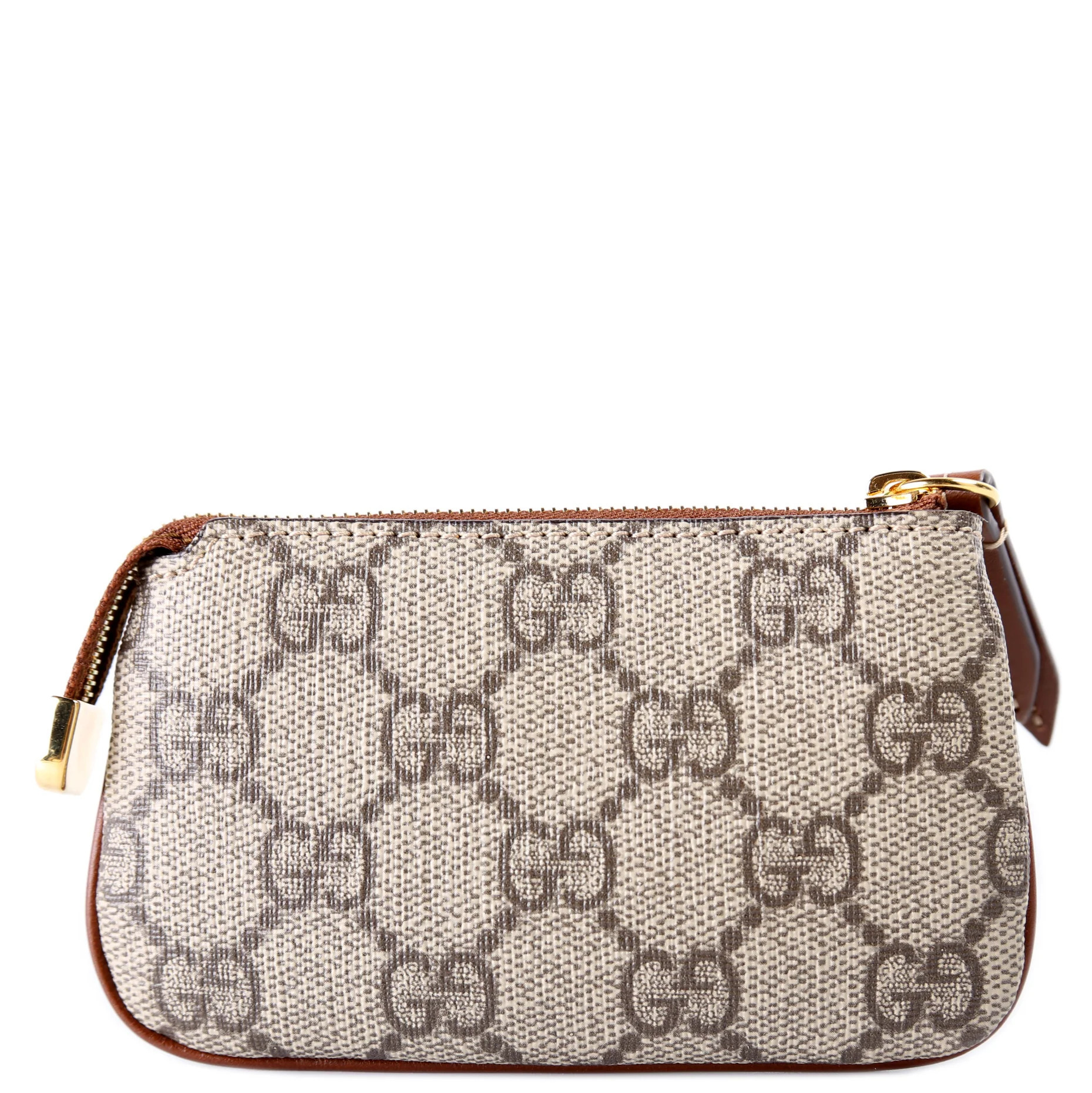 447964 GG Leather Key Pouch | Keeks Designer Handbags