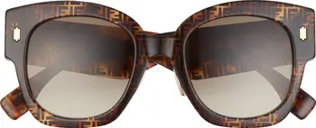 FENDI 52mm Gradient Square Sunglasses | Nordstromrack | Nordstrom Rack