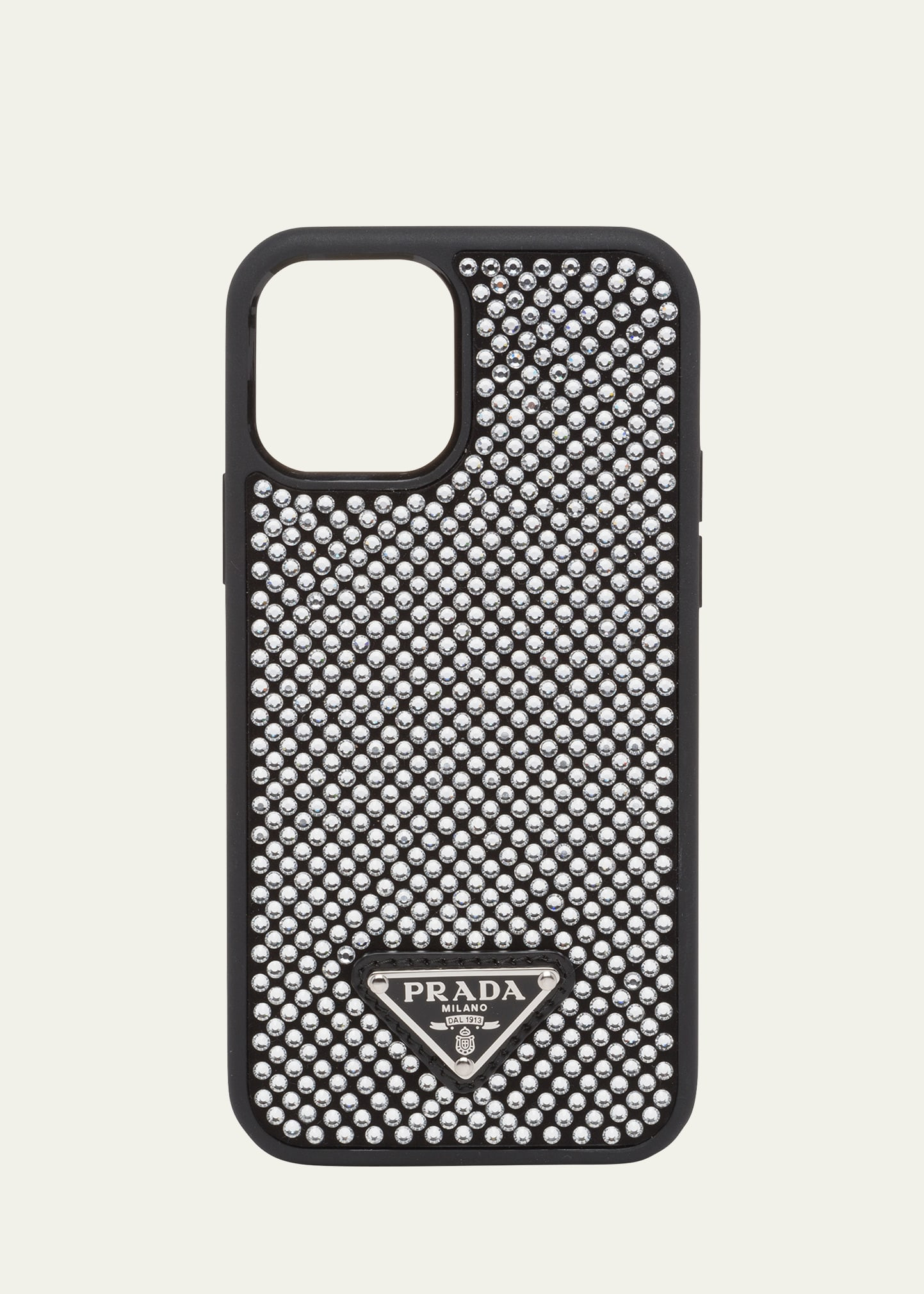 Prada Crystal Triangle Logo iPhone 12 Pro Case | Bergdorf Goodman