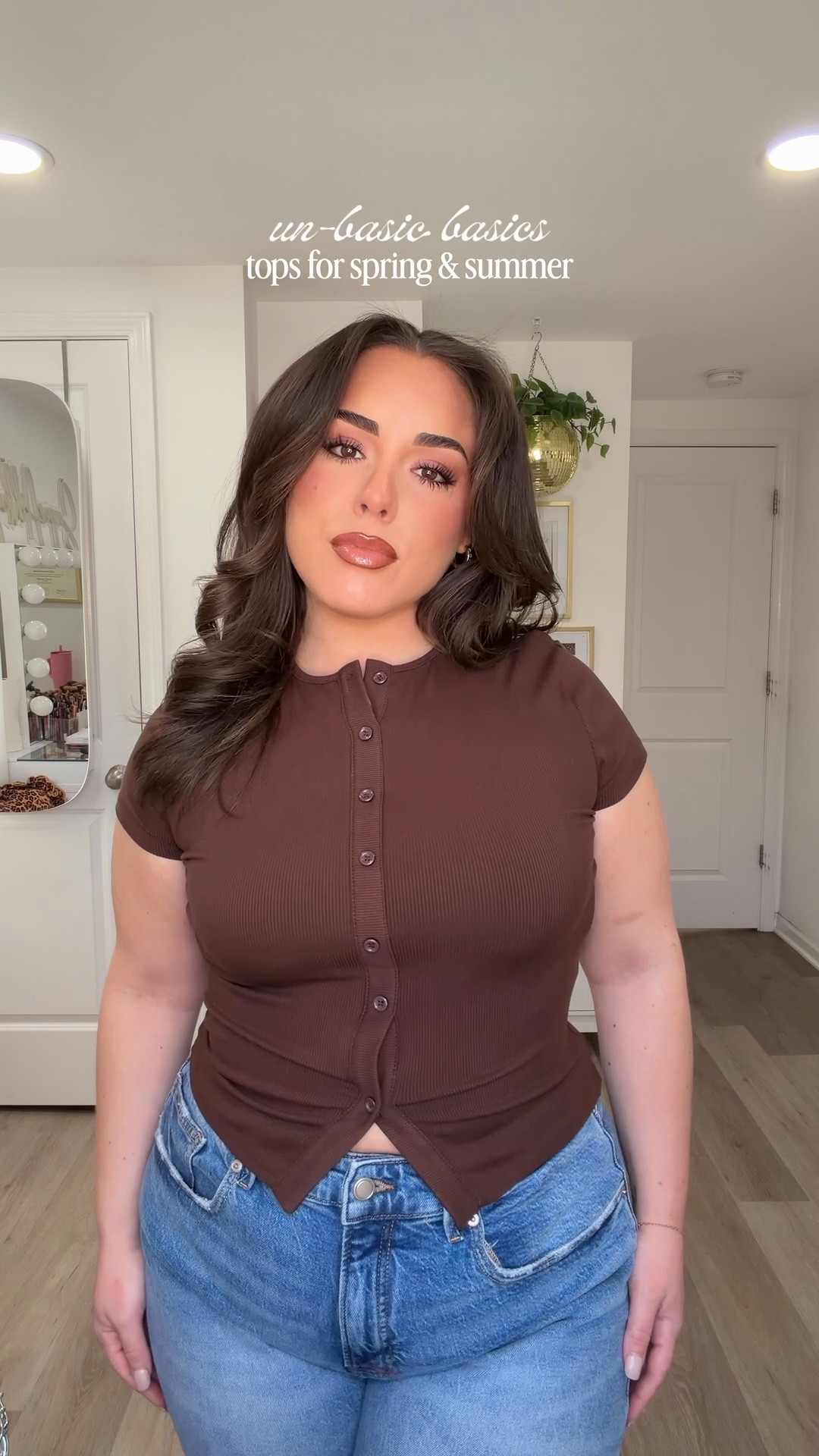 Un-Basic Basics: elevated wardrobe staple  tops for spring & summer 2026 ✨ wearing size Large in all tops 🫶🏼

#LTKSeasonal #LTKMidsize #LTKPetite