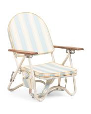26x33.5 Tuuli Striped 5 Position Pam Backpack Chair With Zip Pouch | TJ Maxx