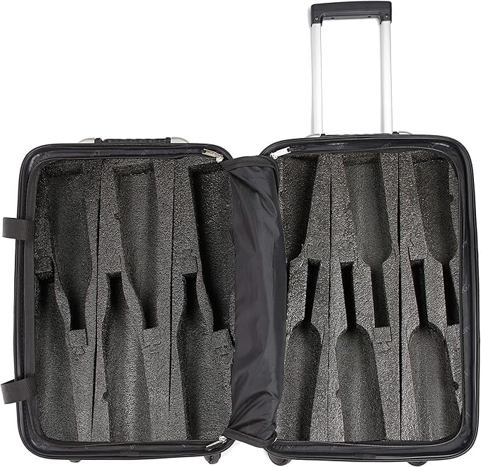 VinGardeValise by FlyWithWine Universal Travel Wine Suitcase, 12 Bottle Grande 05, Airplane Wine ... | Amazon (US)