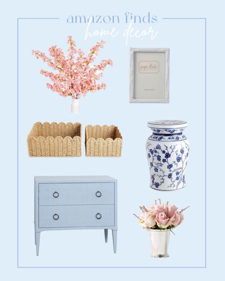 Amazon Finds: Grand Millennial Decor 

Amazon Home | Amazon Decor | Grand Millennial Decor | Grand millennial style | chinoiserie | cherry blossoms | spring decor | Serena and Lily Dupe | Bamboo Frame | Interior Decor | interior design | 

#LTKhome