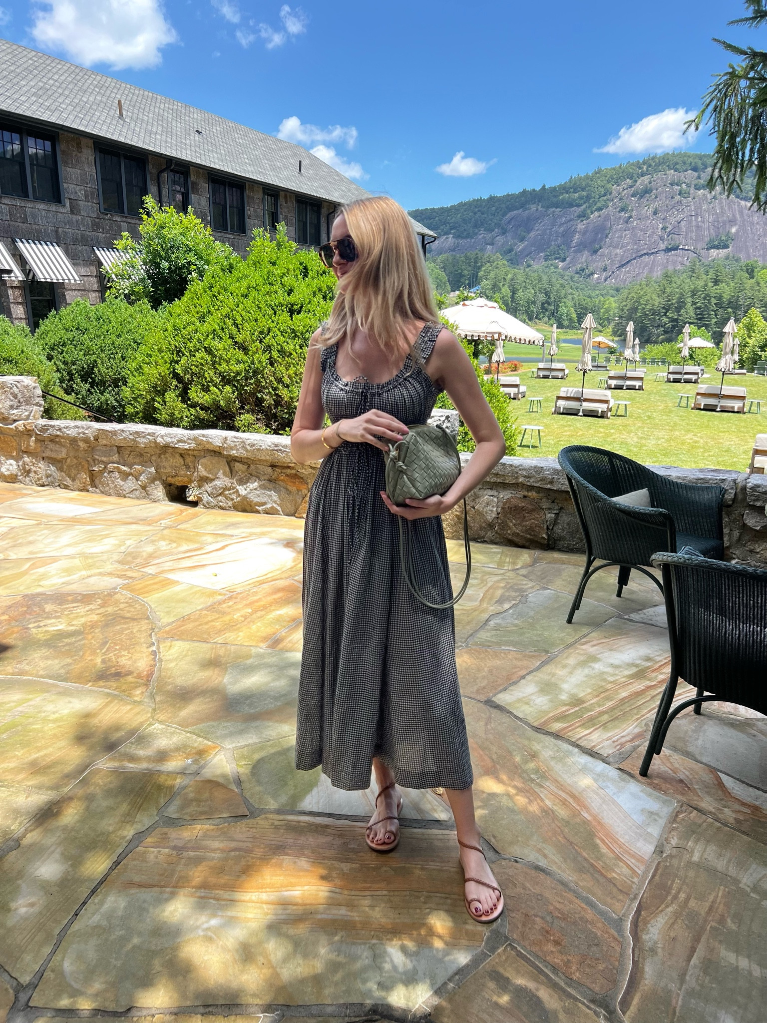 Wearing this gingham dress again. Probably the print/pattern I get the most use out of during the summer and fall months! Found a few while we wait for this exact one to get restocked - but sign up for the notification in your size on this one! That’s how I managed to grab mine after it sold out. 

#LTKStyleTip #LTKTravel