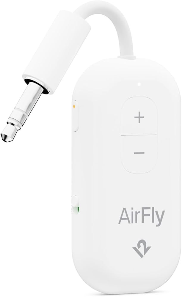 AirFly Pro 2 – Bluetooth Adapter for Airplane, Pair 2 AirPods or Wireless Headphones – 3.5mm ... | Amazon (US)