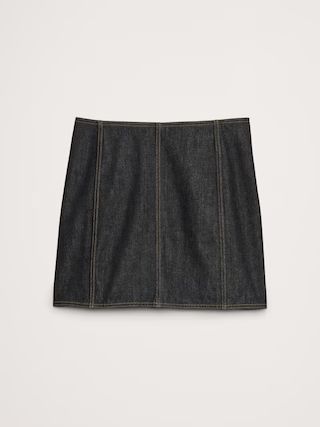 Paneled Denim Mini Skirt | Banana Republic (US)