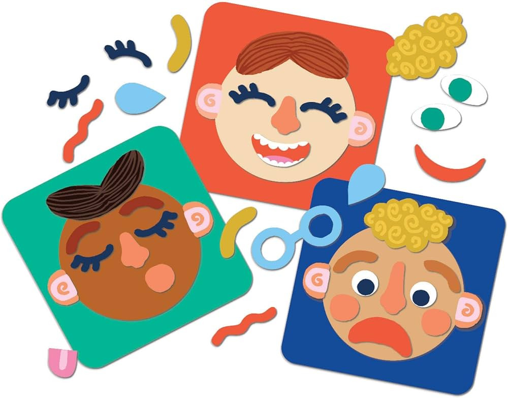 Manhattan Toy Making Faces 34-Piece Bilingual Emotion Toy for Kids 3 Years and Up for English and... | Amazon (US)