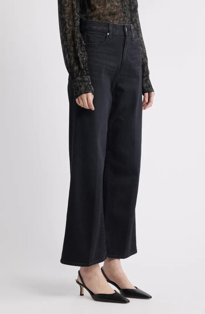 Anessa High Waist Ankle Wide Leg Jeans | Nordstrom