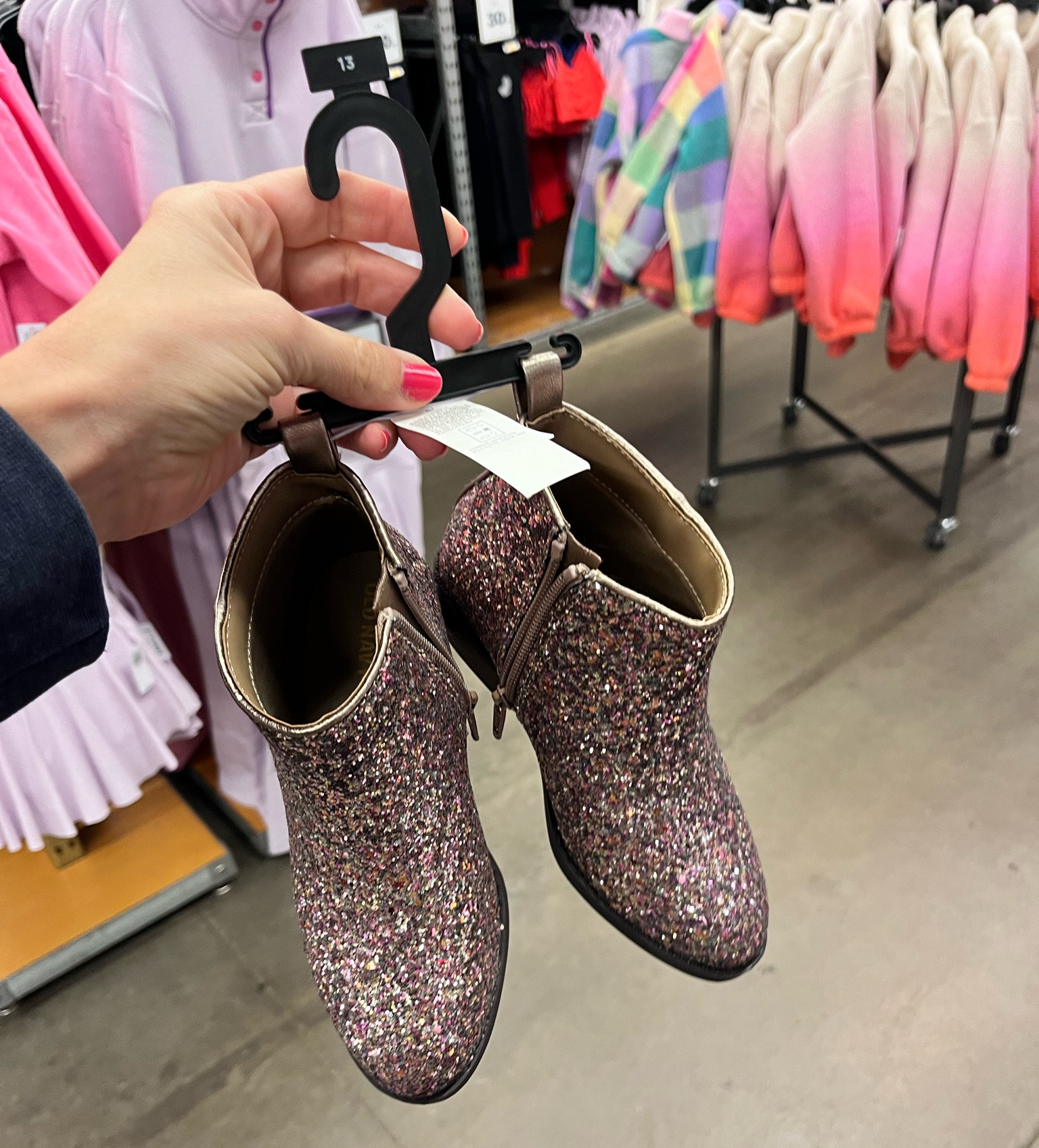 Sparkly party boots for the girls! 😍