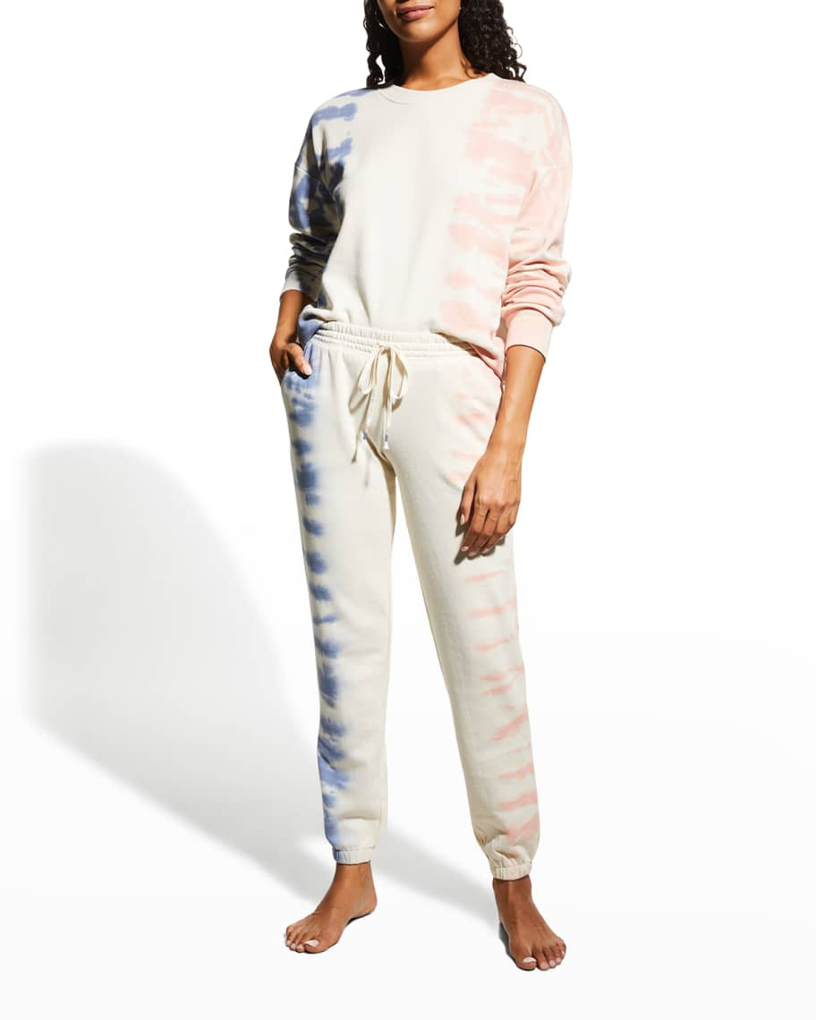 PJ Salvage Fade Away Tie-Dye Long-Sleeve Top | Neiman Marcus