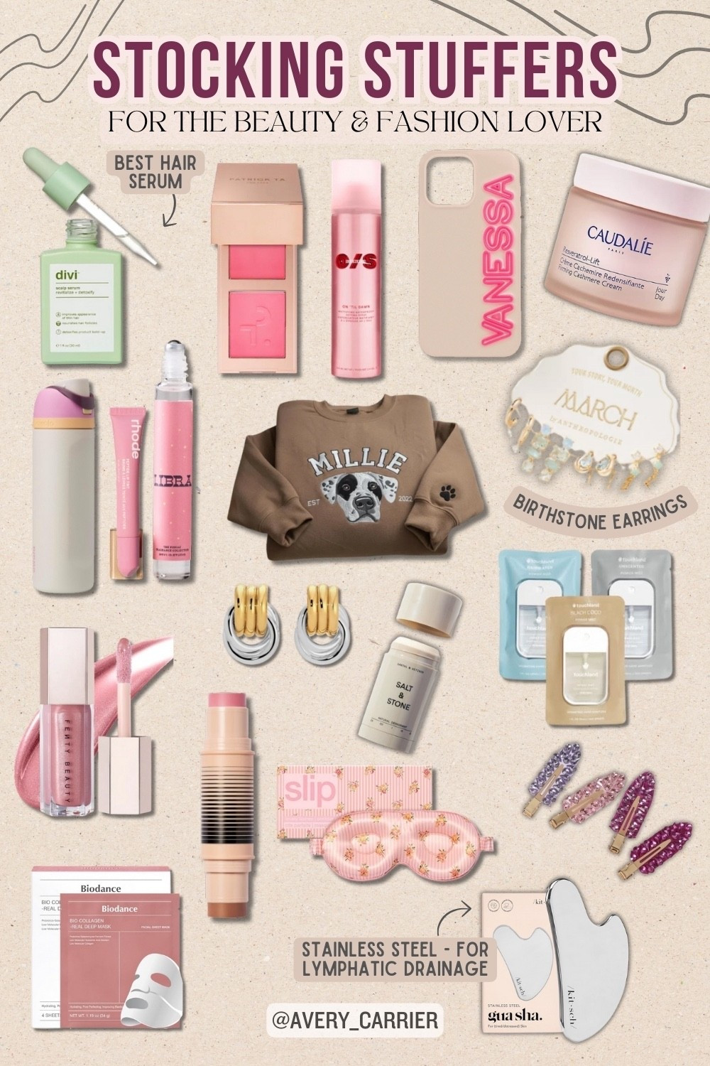 Stocking stuffers for the beauty and fashion lover! 

Makeup must haves, beauty skincare must haves, stocking stuffers for her, trendy gift ideas for her, self care gifts under $50

#LTKBeauty #LTKselfcare #LTKGiftGuide