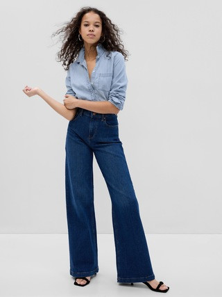 Organic Cotton Denim Classic Shirt | Gap (US)