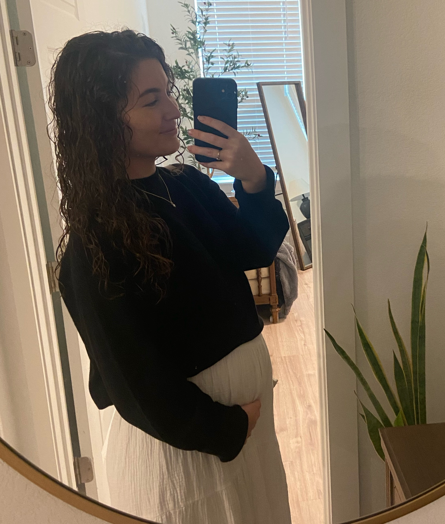 Bump friendly church outfit 💙

#LTKBaby #LTKFindsUnder100 #LTKBump