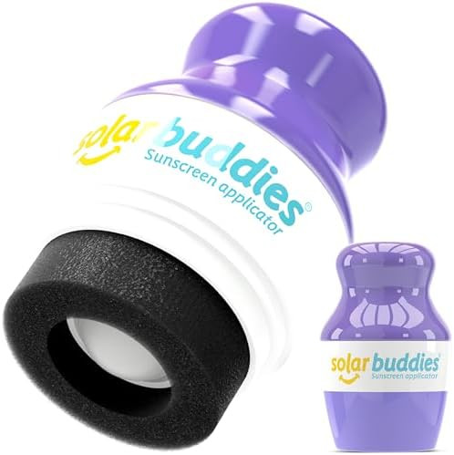 Solar Buddies Empty Refillable Applicator - Single Purple - Roll-On Sponge for Lotion & Cream - K... | Amazon (US)
