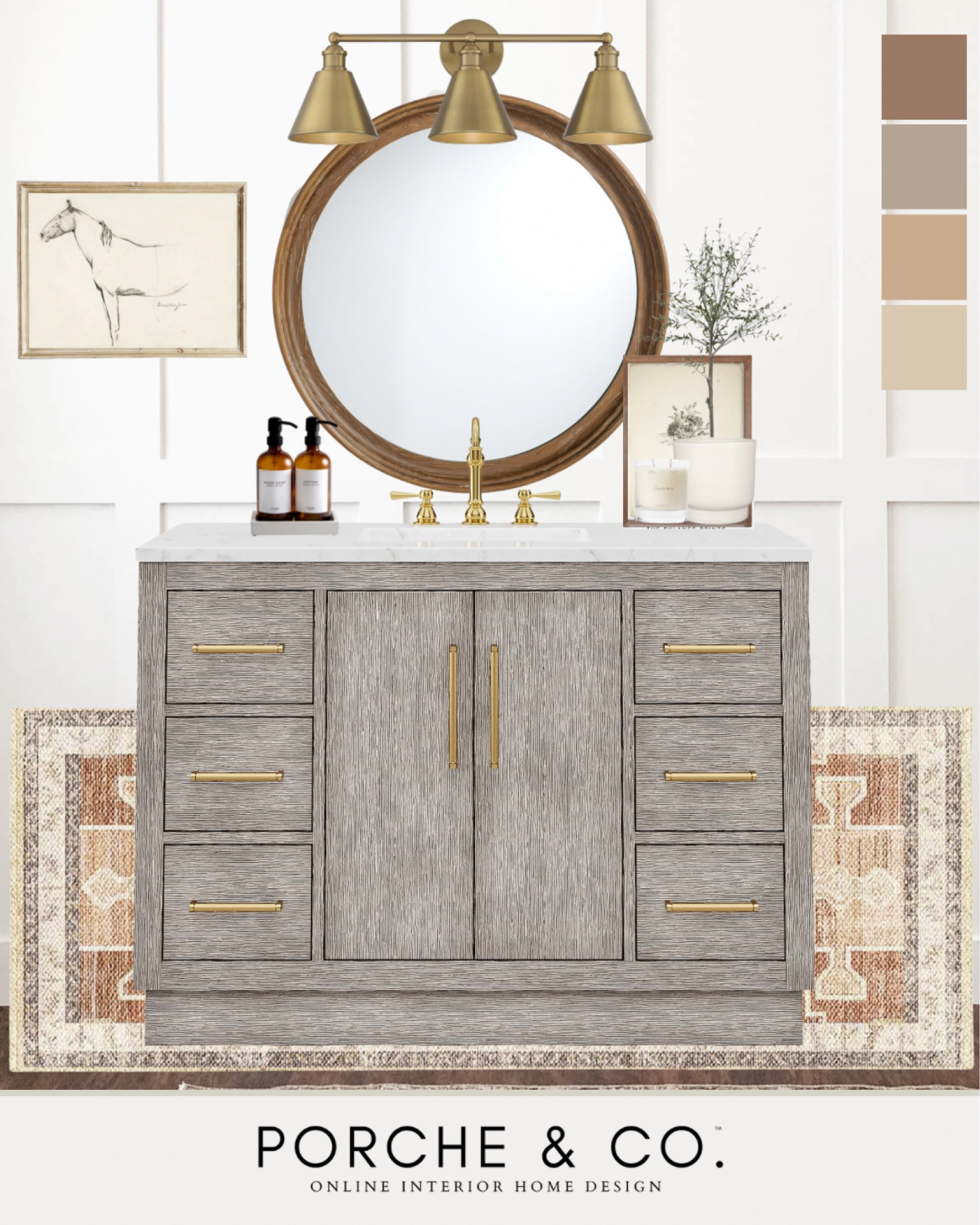 Modern classic powder bathroom

#moodboard #visionboard

#LTKstyletip #LTKhome #LTKFind