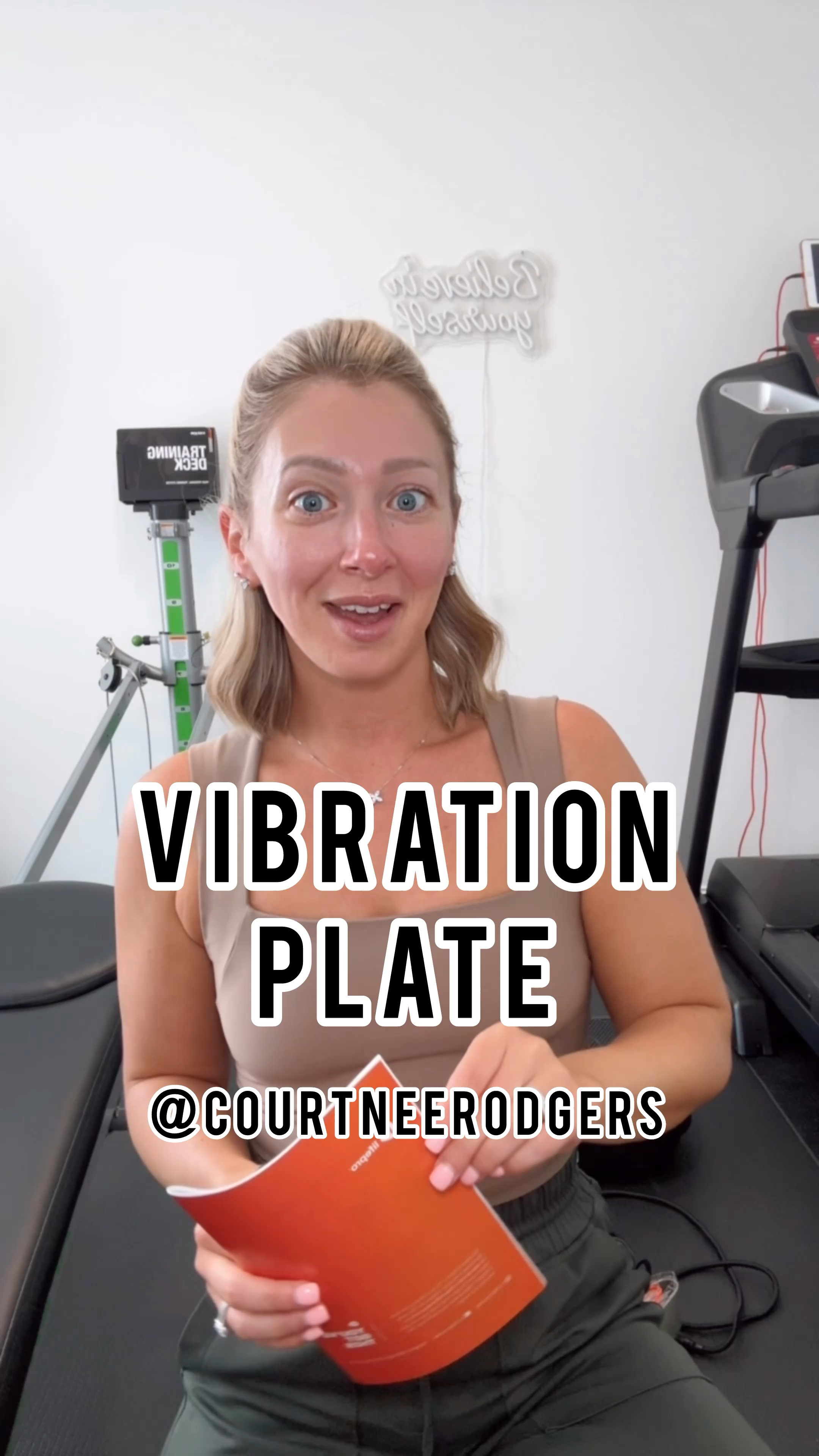 Meet my absolute favorite new piece of equipment that I will be using DAILY! 🙌🏻 I have heard amazing things about vibration plates and finally decided to order one! 💁🏼‍♀️ This is the same brand as my sauna blanket and they offer a LIFETIME WARRANTY!! If you’ve never heard of a vibration plate, it helps with: 
➡️➡️➡️➡️➡️➡️
•Detoxification
•Increase Bone Density
•Balance
•Lymphatic Drainage
•Posture
•Joint Maintenance
•Fat Loss
•Balance
•Cellulite Removal
•Muscle Growth

➡️I’ve only used this once (15 min) and I can confidently say just one use has made me feel absolutely incredible! 🙌🏻🤯 My body feels soooo calm and relaxed!!! 🙏🏻🙌🏻 

Workout, fitness, activewear, athleisure, Amazon, home gym 

#LTKStyleTip #LTKSaleAlert #LTKFitness