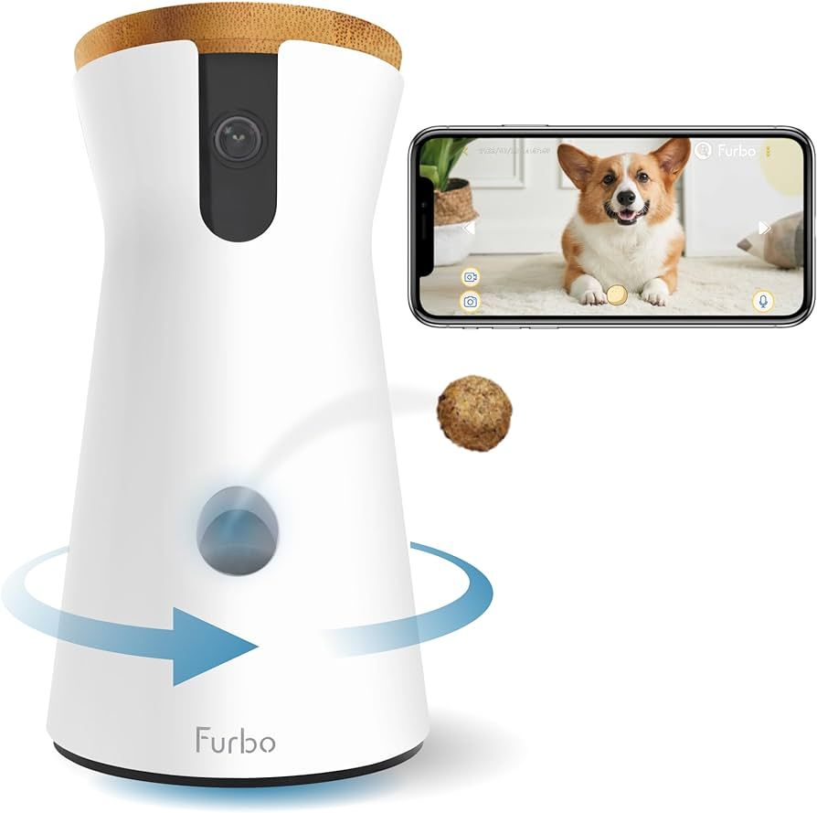 Furbo 360° Dog Camera: [New 2022] Rotating 360° View Wide-Angle Pet Camera with Treat Tossing, ... | Amazon (US)