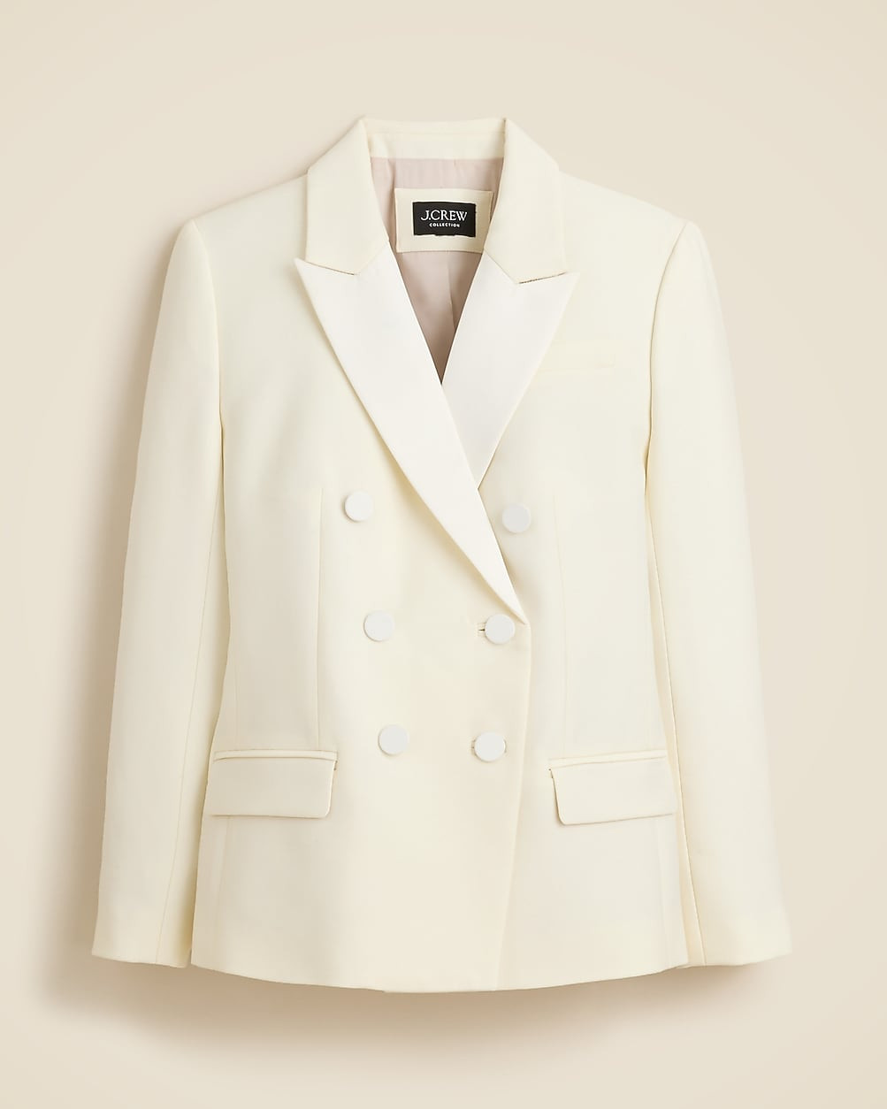 Double-breasted blazer in Italian tuxedo wool | J. Crew US