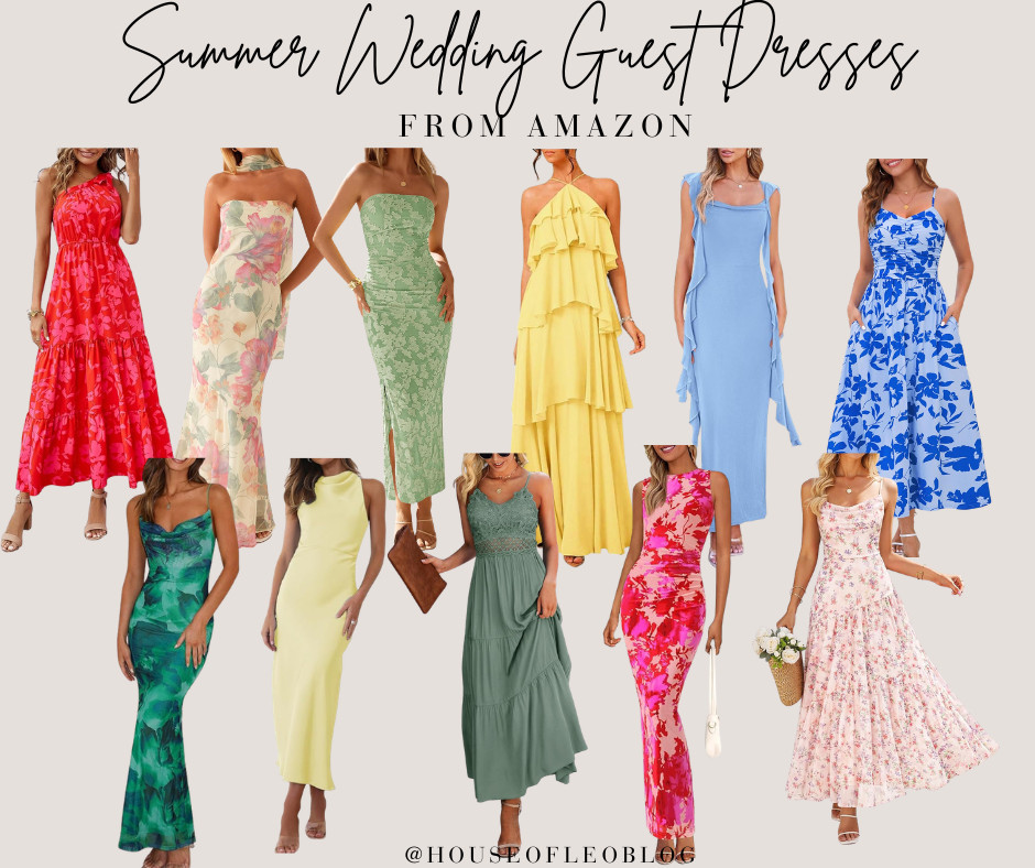 Amazon wedding guest dresses, loving all the colors!  

 #LTKWedding