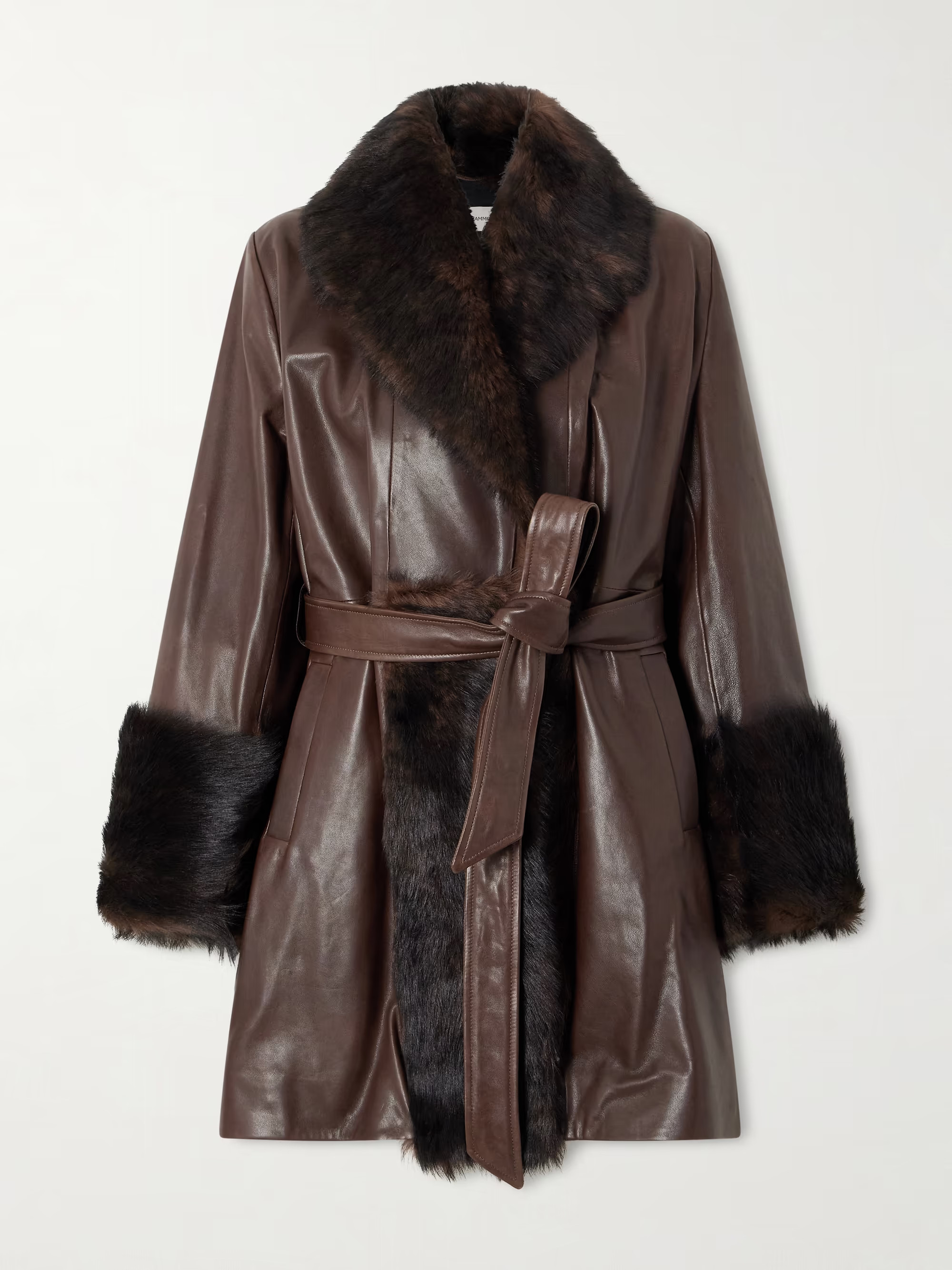 Carmen belted shearling jacket | NET-A-PORTER (US)