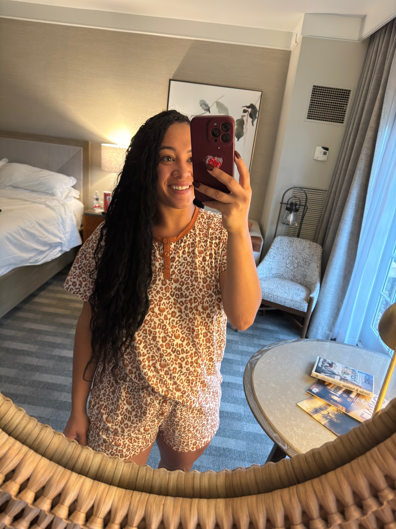 Wearing my normal size large! 