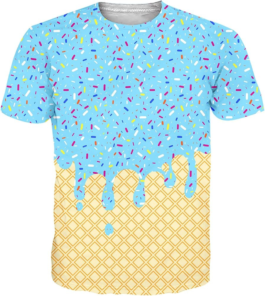 Move Dance Men Kids T-Shirts Ice Cream Crewneck Short Sleeve Summer Graphic Tees Top | Amazon (US)